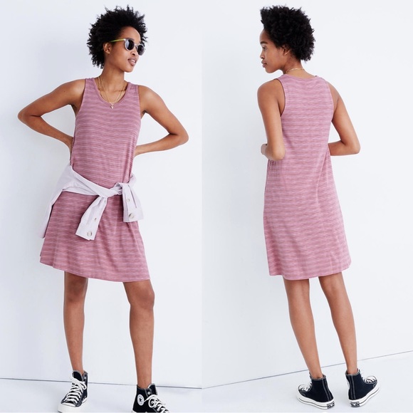 Madewell Highpoint Tank Dress in Chapin Stripe - Picture 1 of 7